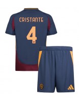 AS Roma Bryan Cristante #4 Alternativní dres pro děti 2024-25 Krátký Rukáv (+ trenýrky)